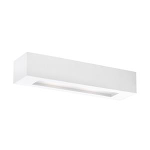 Nova Luce Otello - wandverlichting - 36 x 9,5 x 7 cm - wit gips