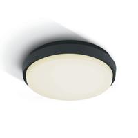 ONE Light Outdoor Slim LED - buiten plafondverlichting - Ø 23,8 x 4,6 cm - 20W LED incl. - IP54 - antraciet