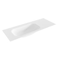 Mondiaz BIG small Talc solid surface inbouw wastafel 120cm links XM63059Talc