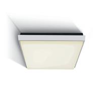 ONE Light Outdoor Slim LED - buiten plafondverlichting - 23,8 x 23,8 x 4,6 cm - 25W LED incl. - IP54 - wit