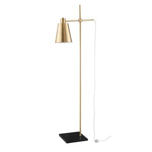 Nova Luce Signore - staanlamp - 165 cm - satijn goud