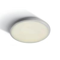 ONE Light LED Slim Plafo Range Round - buiten plafondverlichting - Ø 30 x 4,2 cm - 18W LED incl. - IP54 - wit - warm witte lichtkleur