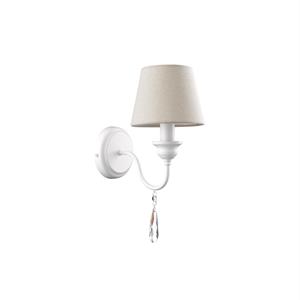 Nova Luce Elegant - wandverlichting - 35 x 25 cm - wit en crème