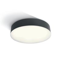 ONE Light LED Plafo Range - buiten plafondverlichting - Ø 32 x 6,3 cm - 21W LED incl. - IP65 - antraciet - witte lichtkleur