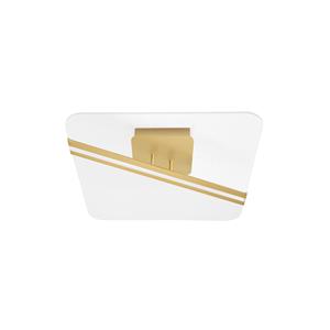 Nova Luce LED Deckenleuchte Jertuna in Gold 33W 2162lm