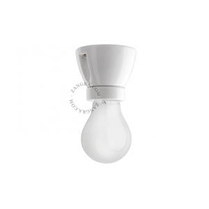 Zangra plafond/wandverlichting - ⌀ 7,5 x 6 cm - wit