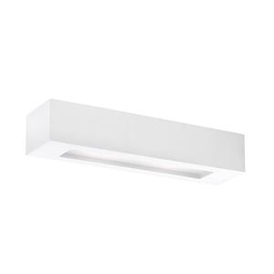 Nova Luce Otello - wandverlichting - 22 x 9,5 x 7 cm - wit gips