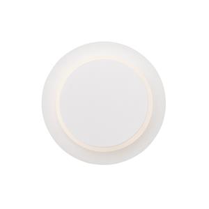 Nova Luce Austin - wandverlichting - Ø 16 x 5,2 cm - 6W LED incl. - wit