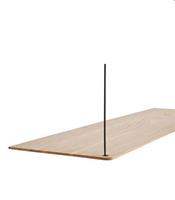 Woud - Stedge add-on shelf 80 cm - White pigmented lacquered oak