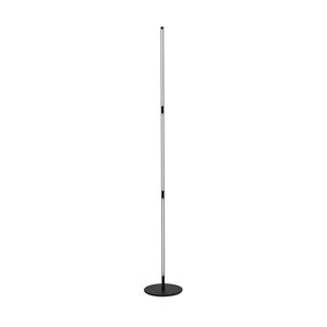 Nova Luce Handy - staanlamp - 171 cm - 25W LED incl. - zand zwart