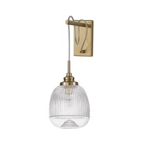 Nova Luce Wandleuchte Mond in Gold-satiniert und Transparent E14