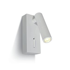 ONE Light Reading Spots - wandverlichting met schakelaar - 5 x 2,5 x 12 cm - 3W LED incl. - wit