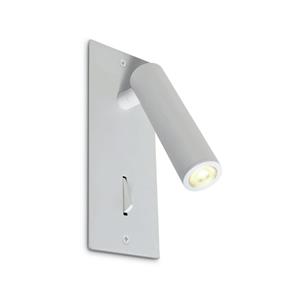 ONE Light Reading Spots - wandverlichting met schakelaar - 6 x 4,7 x 15 cm - 3W LED incl. - wit