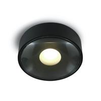 ONE Light Indoor/Outdoor Light Points - buiten plafondverlichting - Ø 10,7 x 3,7 cm - 6W dimbare LED incl. - IP65 - zwart