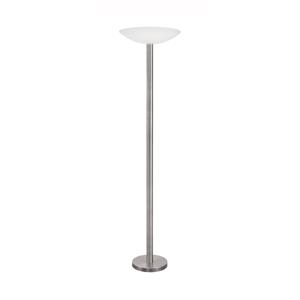 novaluce Nova Luce Rocco - staanlamp - Ø 45,5 x 181 cm - 30W dimbare LED incl. - satijn nikkel