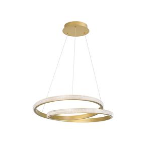 Nova Luce LED Pendelleuchte Grania in Gold 25W 1900lm