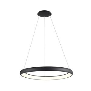 Nova Luce LED Pendelleuchte Albi in Schwarz 80W 4000lm