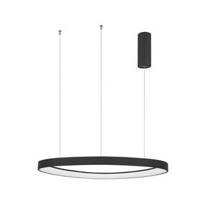 Nova Luce LED Pendelleuchte Esteva in Schwarz 48W 2400lm