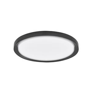 Nova Luce LED Deckenleuchte Troy in Schwarz 40W 2200lm