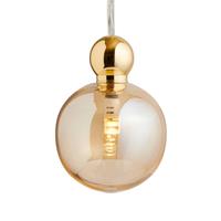 EBB & FLOW Uva M hanglamp, goud, goud-rook