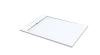 Best Design Decent solid surface douchebak mat wit 140x90x4,5cm