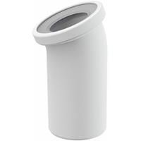 qpool24 WC-Anschlussbogen, AlcaPlast Universal WC Anschluß Rohr aus PP (Polypropylen)