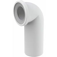 ALCAPLAST WC-Anschluß Bogen 90 Grad Abfluß weiß weiss WC-Abfluß Abflussrohr WC Verbindung für Toilette