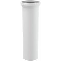 ALCAPLAST WC-Anschluß Anschlussstutzen Länge 40 cm Abfluß weiß weiss WC-Abfluß Abflussrohr WC Verbindung für Toilette