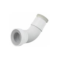 NOBRAND WC-Anschluß Abfluß weiß weiss WC-Abfluß Länge von 280 bis 550 mm flexibel Anschlussdurchmesser 80/110×100/120 mm
