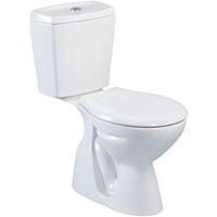 ALONI Stand-WC mit Spülkasten Softclose WC-Sitz Deckel Toilette WC Waagerecht Boden
