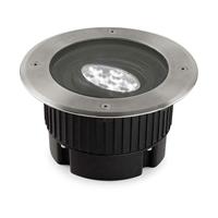 LEDKIA Leds-C4 Gea - Außen LED LED Einbau Boden Uplight Edelstahl poliert 18,4 cm 1647lm 16 ° 4000K IP67