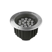 LEDS-C4 LIGHTING Leds-C4 Gea - Außen LED Einbau Boden Uplight Stahl poliert 1-10V Dimmen 30cm 4230lm 29deg. 3000K IP67