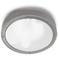 LEDS-C4 LIGHTING LEDS C4 Basic Technoploymer ¸300mm Outdoor Simple Flush Large Grau, Opal IP65 E27