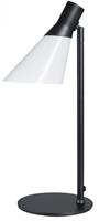 Dyberg Larsen tafellamp Gent 18 x 48 cm E14 staal/glas zwart