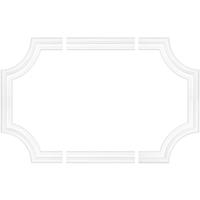 HEXIM PERFECT Wand- und Deckenumrandung | Fries | Stuck | Rahmen | stoßfest | AD325:Flachleiste AD325 | 3.57 €/m