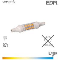 EDM LED lineare Glühbirne 78 mm r7s 5,5 W 600 lm 6400k Kaltlicht Keramikbasis   98981