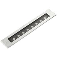 Faro Falls Orientable II - grondspot voor buiten - 290 x 53 mm, 310 x 52 mm inbouwmaat - 9W LED incl. - IP67 - satijn inox