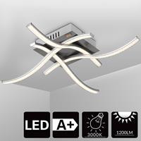 Monzana LED Plafondlamp - Lamp - Verlichting, 4 armen