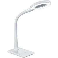 BES LED Led Tafellamp - Tafelverlichting - Trion Lumpa - 5w - Warm Wit 3000k - Rond at Wit - Kunststof