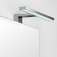 EMUCA LED-Anbauleuchte für Badspiegel, 450 mm, IP44, kaltes weißes Licht, Aluminium und Kunststoff, Verchromt - 