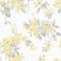 Laura Ashley Apple Blossom Sunshine Vliestapete - 10mx52cm