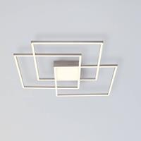 Leuchten Direkt LED-Deckenlampe Asmin, CCT, drei Quadrate