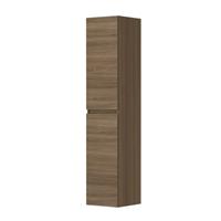 INK badkamerkast 35x37cm 2 deuren links/rechtsdraaiend greeploos keerlijst hout decor Zuiver eiken 1257404