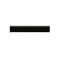 Wiesbaden sifon-verlengbuis 20 cm met kraag, mat-zwart
