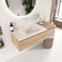 Mondiaz Bukla badmeubel links 120 washed oak en talc