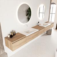 Mondiaz Bukla badmeubel 340 washed oak en talc