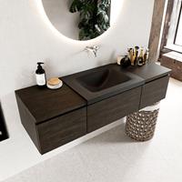 Mondiaz Bukla badmeubel 140 dark brown en urban