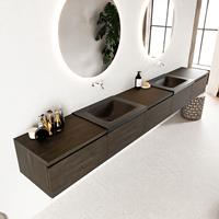 Mondiaz Bukla badmeubel 300 dark brown en urban