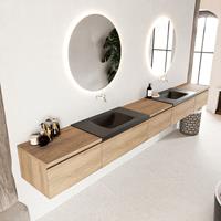 Mondiaz Bukla badmeubel 340 washed oak en urban