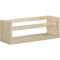 CaliCosy Wandplank van massief grenen - L40 x H15 cm